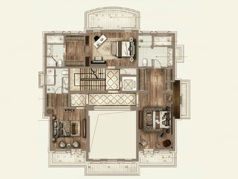 大连保利天禧7室4厅7卫409㎡南北573万