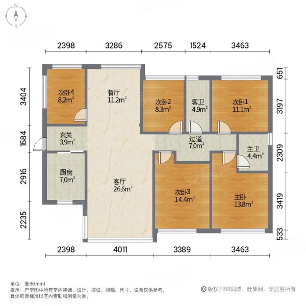 大沥保利珑门户型图图片