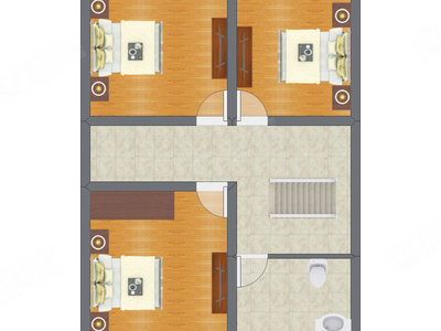 4室1厅 89.00平米