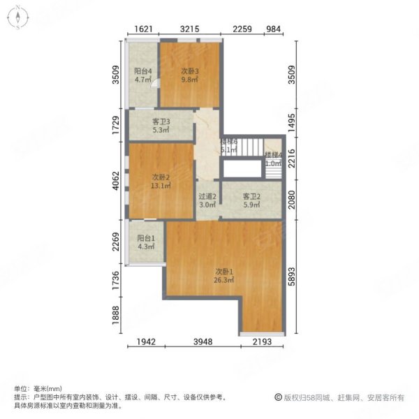 银都名墅6室2厅4卫481㎡南北3100万