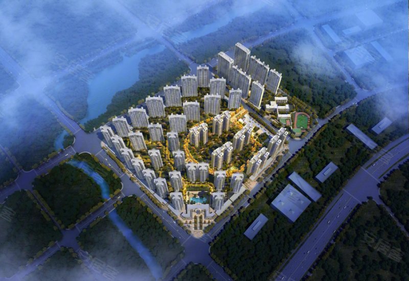 兴进颐景城(新房),机场路以北与国奥路交汇处-桂林兴进颐景城(新房)