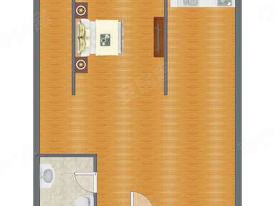 1室0厅 94.00平米户型图