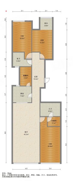 潘服務至西城金融街金宸國際公寓次新高層三居室