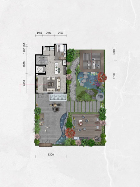 京能·丽墅5室2厅4卫270㎡南北680万