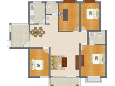 4室2厅 139.85平米