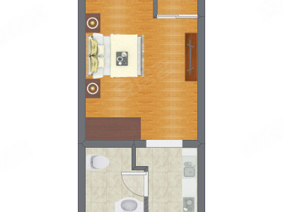 1室0厅 45.25平米