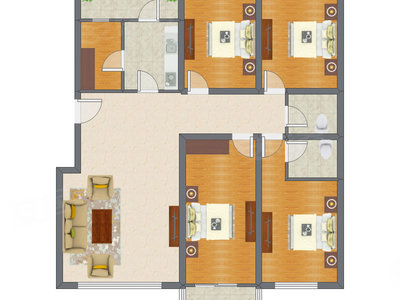 4室1厅 146.76平米