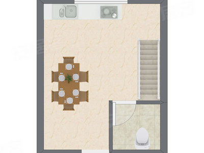 2室1厅 19.25平米