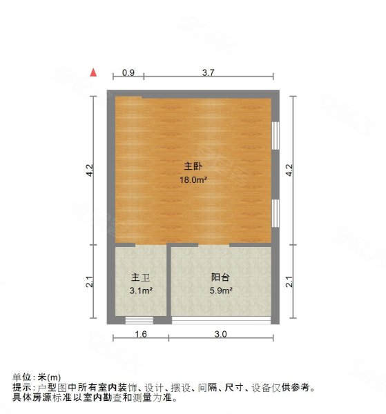 泰德白石郡2室2厅2卫110㎡南北800万