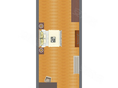 1室1厅 53.00平米