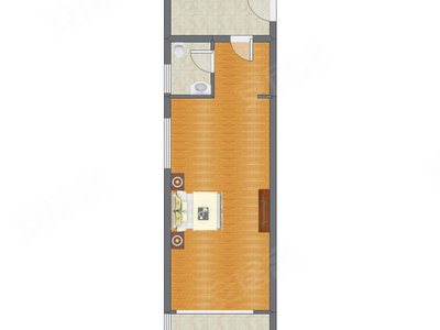 1室0厅 66.99平米