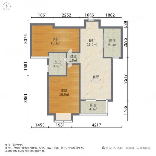 石家庄果岭湾户型图图片