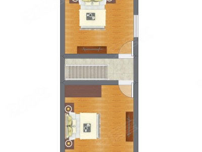 2室2厅 52.60平米