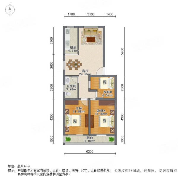 金福家園戶型圖,合肥金福家園戶型圖大全,金福家園房型圖-合肥安居客