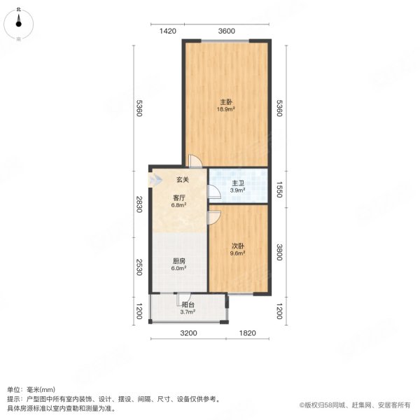 承德街小区(承德街149号,163号,保障街189号)2室1厅1卫56㎡西36.8万