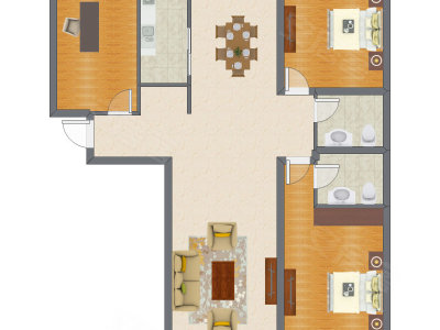 3室2厅 193.14平米
