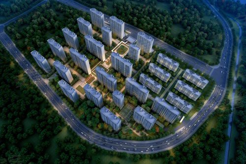 蓝城·桃李湖滨,广安市广安东高速收费站旁 - 广安蓝城·桃李湖滨二手