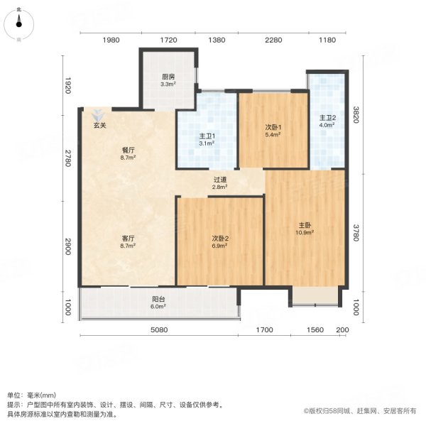 大华锦绣前城户型图图片