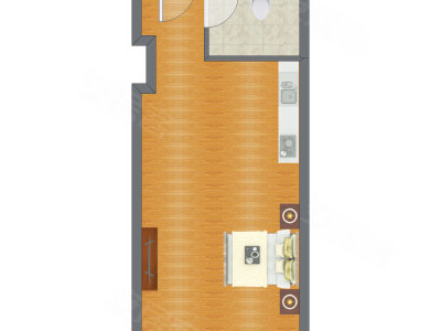 1室0厅 59.16平米
