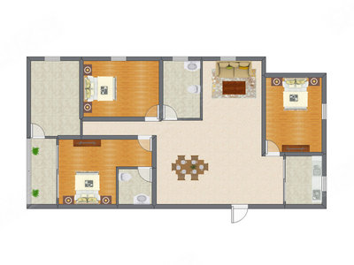 4室2厅 139.82平米