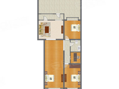 4室1厅 145.11平米