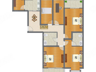 5室2厅 146.90平米