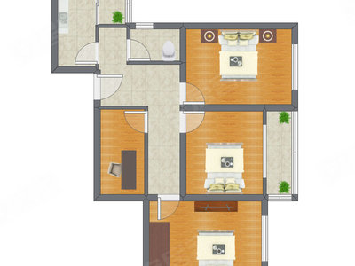 4室1厅 92.71平米