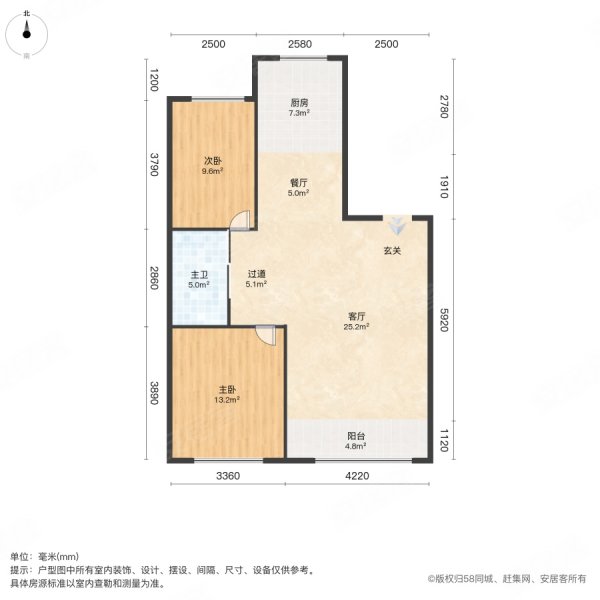 东台锦绣华府户型图图片