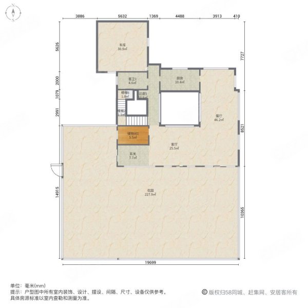 华丽家族太上湖上景花园一区6室2厅8卫820㎡南北1188万