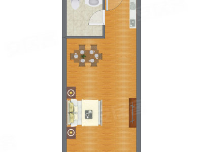 1室0厅 47.44平米