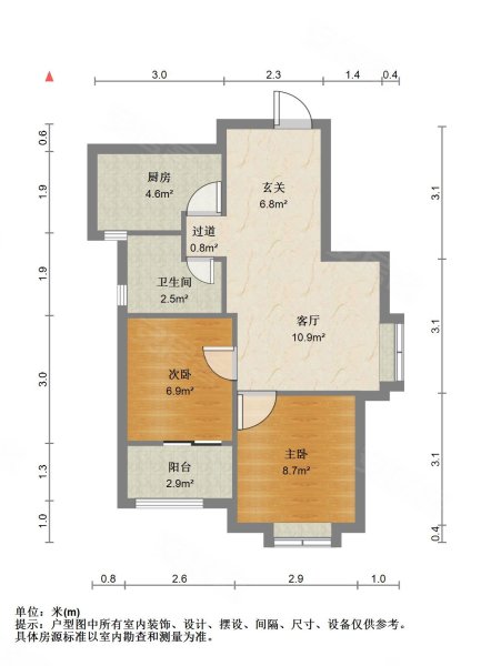 高林居住區一里2室1廳1衛313萬6116平方米