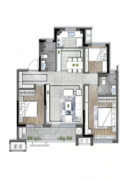 送装修准现房福海实验对面2w安家看房新年特惠