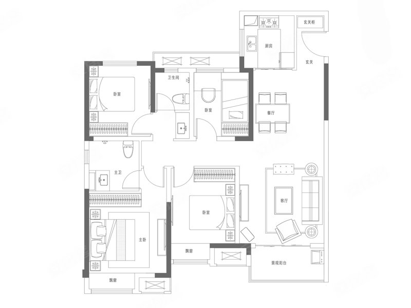 有内部特价房,没有任何费用 无套路,中成钰泷府二手房,132万,3室2厅,2