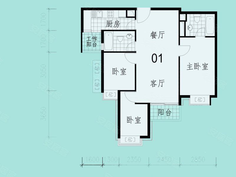 海逸豪庭全新装修3房!给两万直接按揭!送全屋家私!送车位!