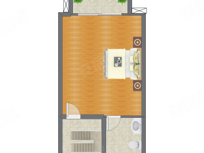 4室2厅 86.60平米户型图