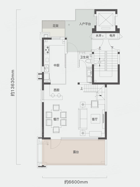山语河3室2厅140㎡万二手房图片