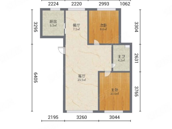 青岛黄岛薛家岛南岛小镇南岛小镇 2室1厅1卫  电梯房 精装修80平米