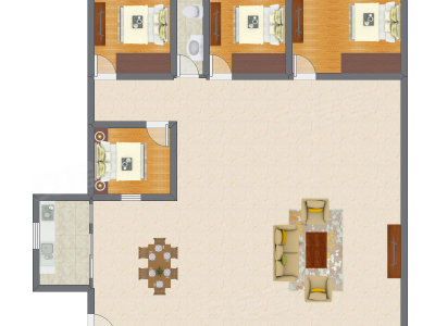 4室2厅 140.35平米
