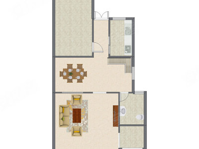 4室2厅 98.32平米