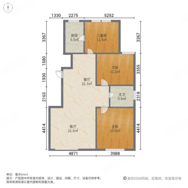 户型 户型图 平面图 600_600