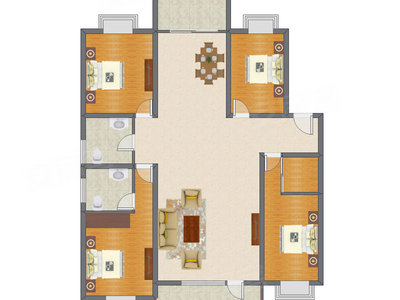 4室2厅 181.59平米