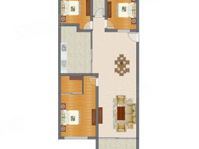 3室2厅 117.69平米