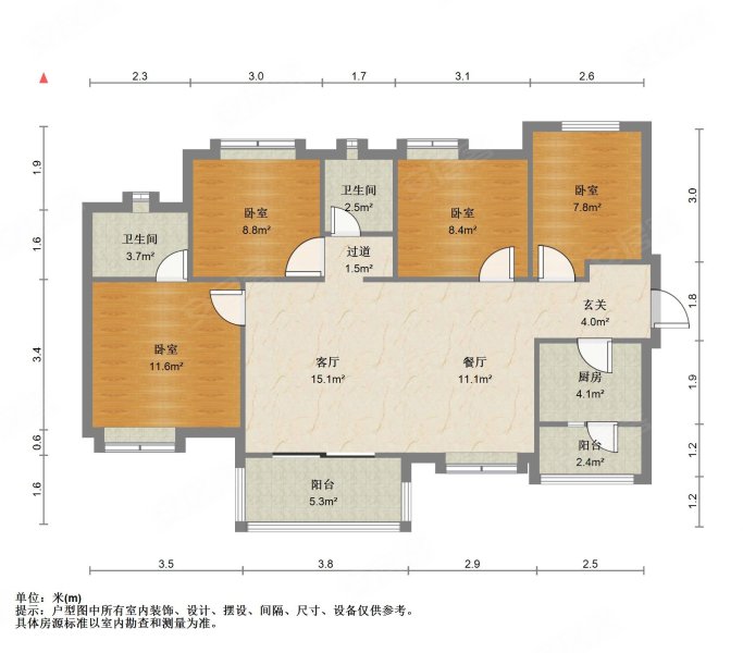 招商依云水岸,三房二卫,看河景,中高楼层,送车位售85万