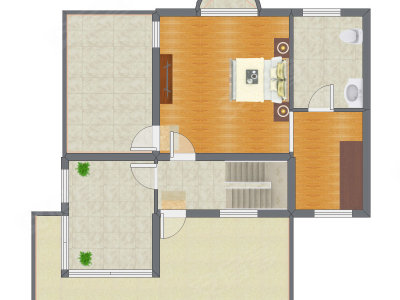 3室2厅 126.86平米户型图