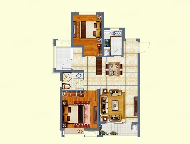 信德悦城户型正气商圈繁华单价低近轻轨100