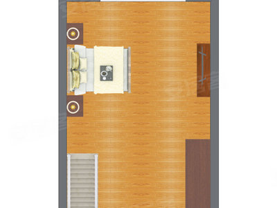 1室1厅 34.14平米