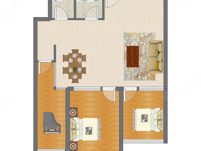 3室2厅 95.15平米