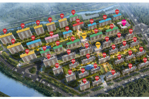 夏邑县建业城规划图图片