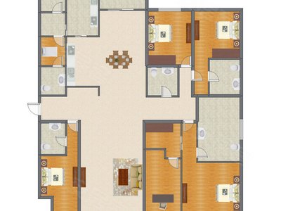 4室2厅 290.00平米