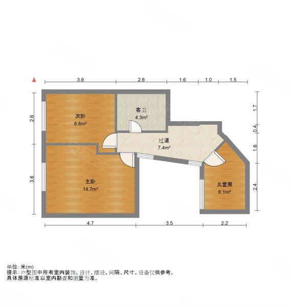 凯旋大地3室2厅2卫130㎡西91万